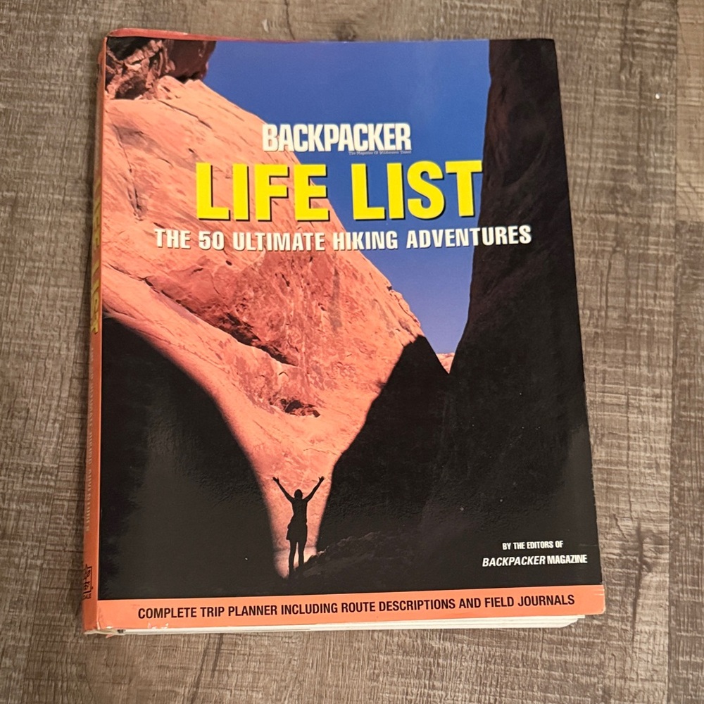 Backpacker Life List Book